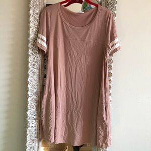 Blush Pink Cotton Athletic Dress Sz M